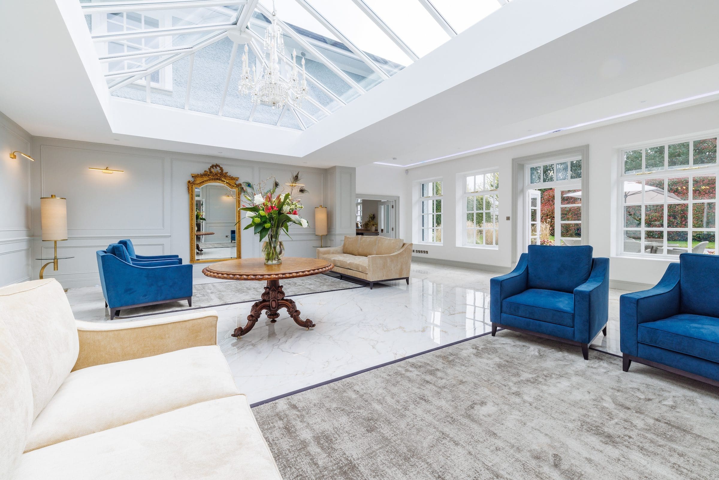 The gallery at Rochtaine Mansion in Mount Juliet, Kilkenny.
